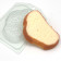 "Хлеб белый", форма для мыла пластиковая